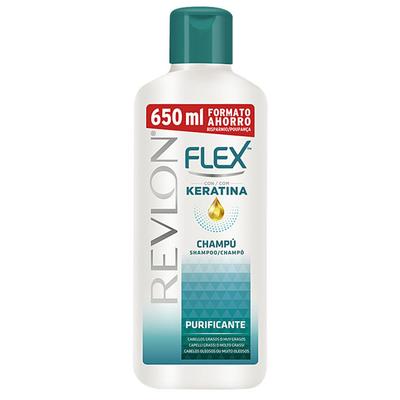 Șampon Purificator Flex Keratină - Păr Gras 650 ml -