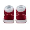 Dámské tenisky Air Jordan 1 Mid Red Velvet Bílá Černá Týmově červená FZ3334-100