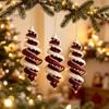 Handmade Gifts for Friends And Family Christmas Ornament Crochet Kit, DIY Spiral Tree Starter Xmas Easy Craft Kits Adults Kit Holiday Home Decoration,