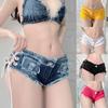 Summer Fashion Women's Sexy Low Waist Stretch Denim Shorts