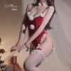 Gorgeous Christmas Seductive Bunny Girl Lingerie Set - Open Crotch Bodysuit 1405