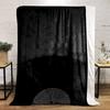 Retro Vinyl Record Design Warm blanket - Flannel blanket for bedroom, living room, sofa, and nap.