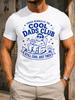 Cool Dads Club Recliner Dad Relaxed Cartoon Figure Dad Fuel Music Notes And Tired Humor Unisex Unisex All Tshirt