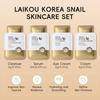 LAIKOU Snail Skincare 4-in-1 Set: Cleanser, Eye Cream, Serum & Moisturizer (2ml)