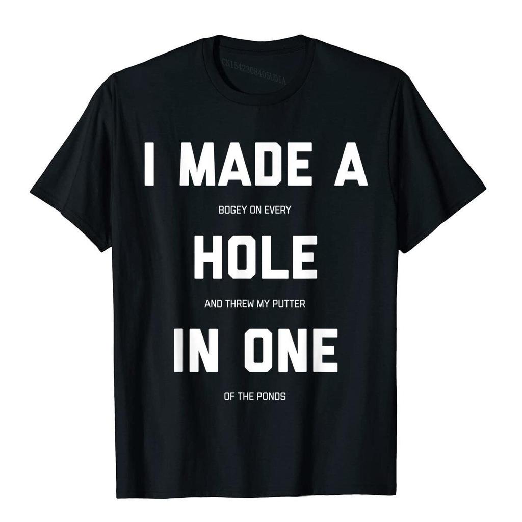 Funny Golf Shirts For Men Women Hole In 