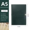 SYC A5 Diario Business Copertina Rigida in Pelle Raccoglitore ad Anelli 6 Anelli Fogli Mobili 100 Fogli Vuoti Rigati Stampato Planner Regalo