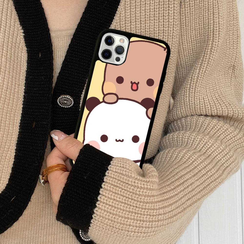 Character Bubu And Dudu Phone Case For IPhone 17 16 15 14 13 Plus 12 11 Pro Max PC+TPU Cases Back Cover