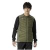 Techfill Breath Thermo Training Dark Size 32MEB537 Vest, Water-Repellent, Moisture-Wicking, Heat-Retaining, Washable, Windproof, Khaki, XS,