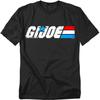 G.I. JOE DISTRESSED LOGO Cartoon Licensed Adult Men's Graphic Tee Shirt SM-6XL