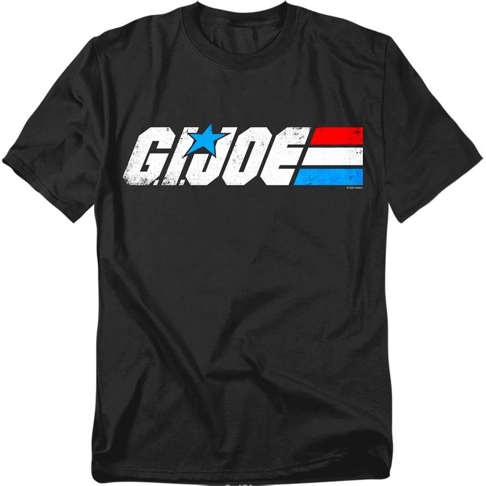 G.I. JOE DISTRESSED LOGO Cartoon Licensed Adult Men s Graphic Tee Shirt SM-6XL 2XL