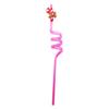2026 New Christmas Curved Straw Christmas Party Repeatable Straw Cartoon Santa Claus Snowman Style Personalized Party Decor
