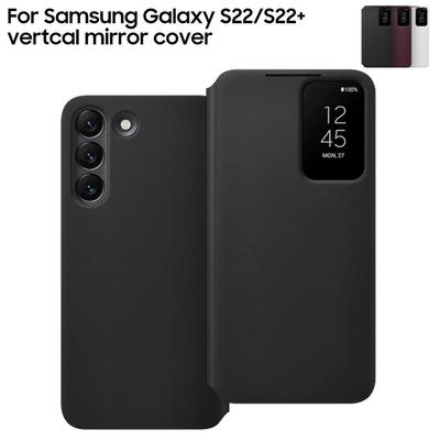 Puzdro Smart View Mirror Flip Cover pre S22 5G S22+ 5G S22 Plus 5G Smart Clear View Puzdro na telefón