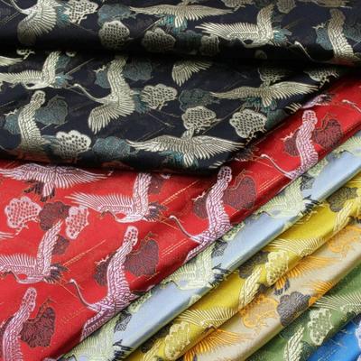 100x75cm Brocade Jacquard Fabrics for Silk Satin Dress Sewing and Cheongsam DIY Designer Patchwork Material
