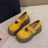 Muffin Temperament Platform Single Shoes Women's Versatile New Spring and Autumn Retro Mary Jane