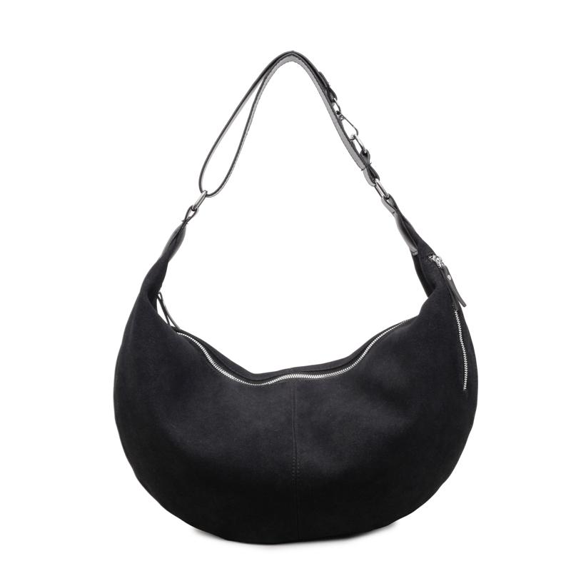 Faux Suede Shoulder Bag for Women, New Autumn/Winter 2026, Trendy, Retro, Large-capacity Single-shoulder Crossbody Bag