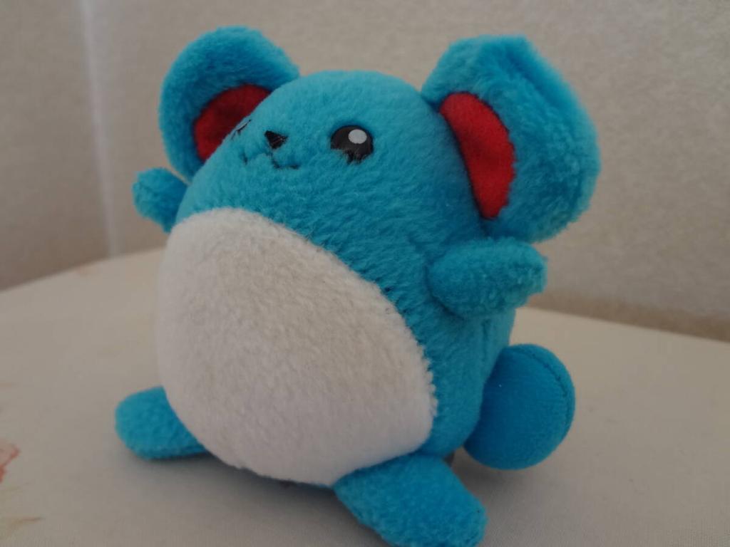 1998 Friends Marill Plush Bandai Pokémon Toy,