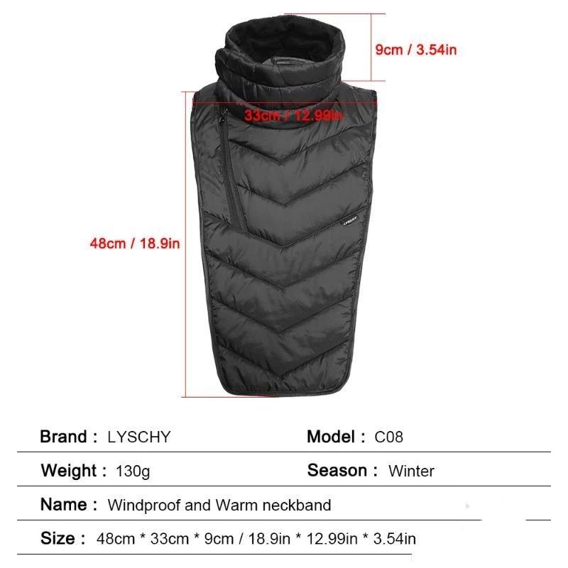 Keeping Warm Neck Scarf Motorcyclist Rider Chest Neck Protector Windproof Warmer Scarf Bibs Motorcycle Winter Thermal Collar