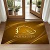 Brisbane Broncos Design Crystal Velvet Rug Soft Decorative Mat for Bedroom Entrance