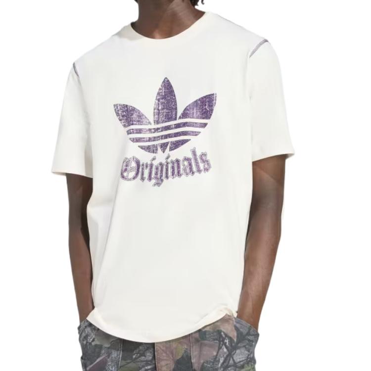 

Adidas Originals Graphic Tee Fashionable Versatile Trendy Short Sleeve T-Shirt Men Tops JY2760 XS