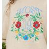 DIMANAF New 2025 Women Embroidery Flower Hoodies & Sweatshirts Print Full Sleeve Autumn Basic Tops T-Shirt New Pullover
