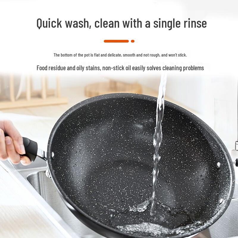 SUPOR Maifan Stone Non-stick Stir-Fry Wok