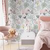 Nordic Mural American Flower Wallpaper Ins Self-Adhesive Wallpaper Bedroom Entrance Mural Can Be