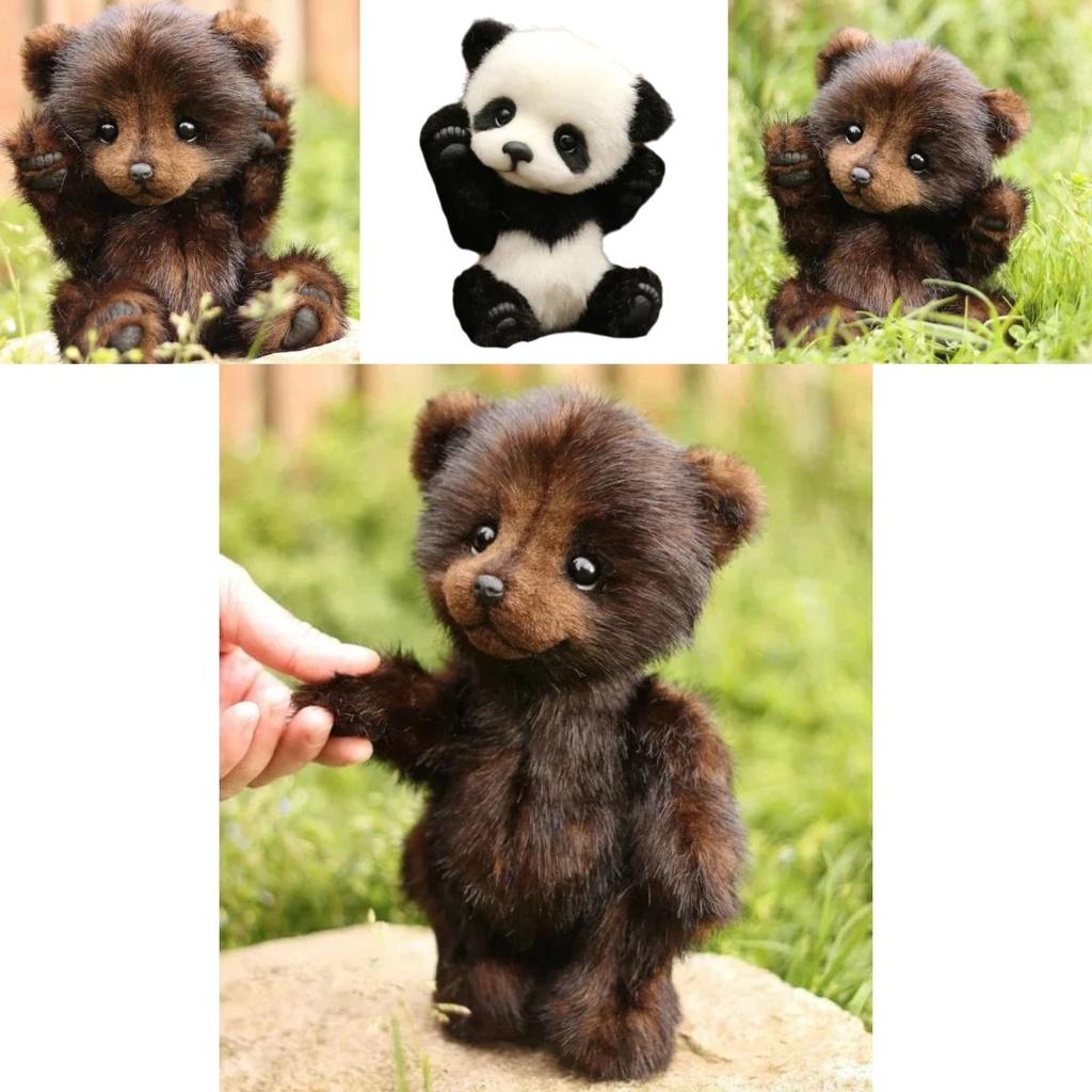 Cute Handmade Plush Baby Bears Perfect Addition To Halloween Decorations