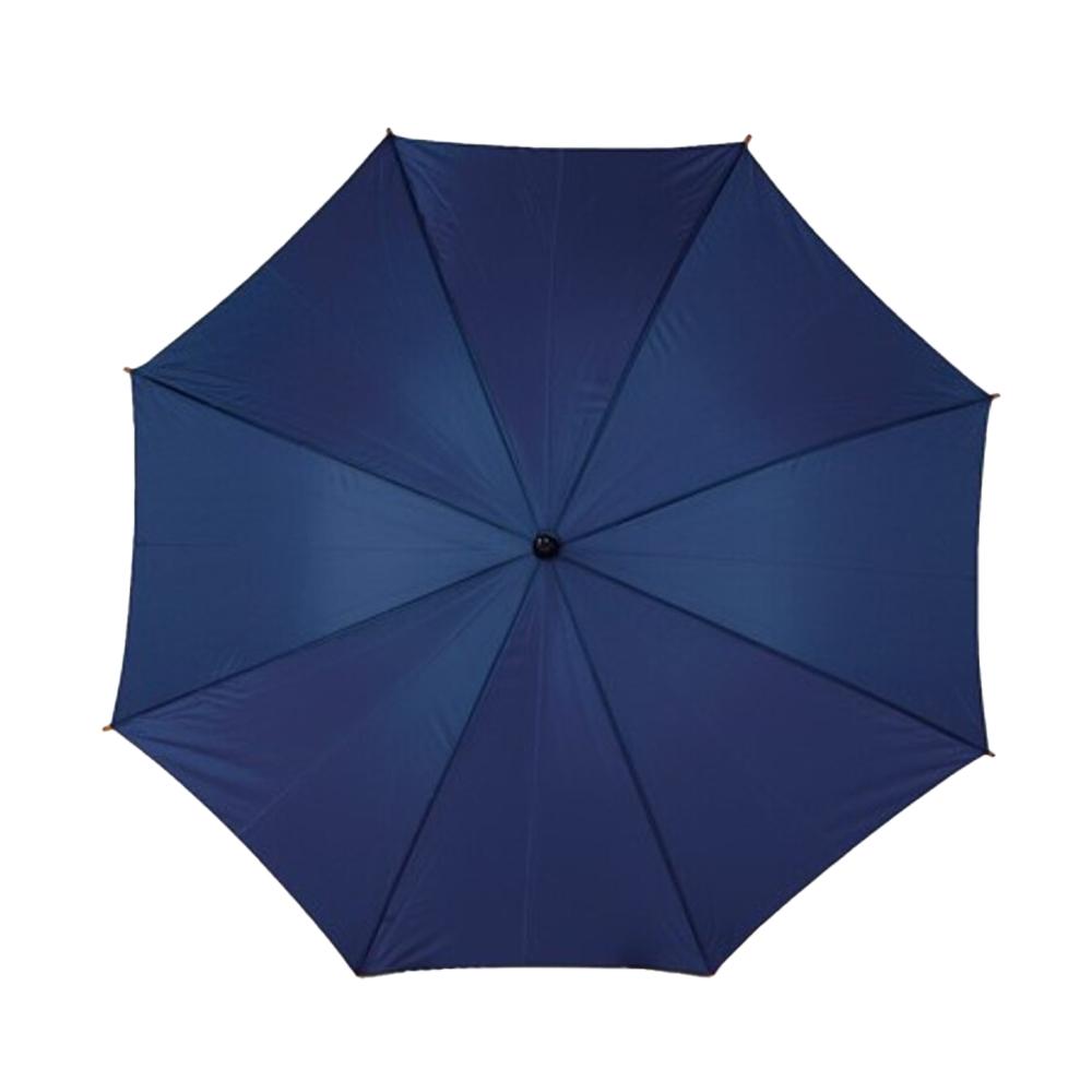 L-Merch Cork Wooden Handle Automatic Stick Umbrella