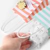 10pcs mini Gift Bag with Handles, Ribbon, Stickers Stand up Small Candy Bags Wedding Favors Birthday Decoration Party Supplies