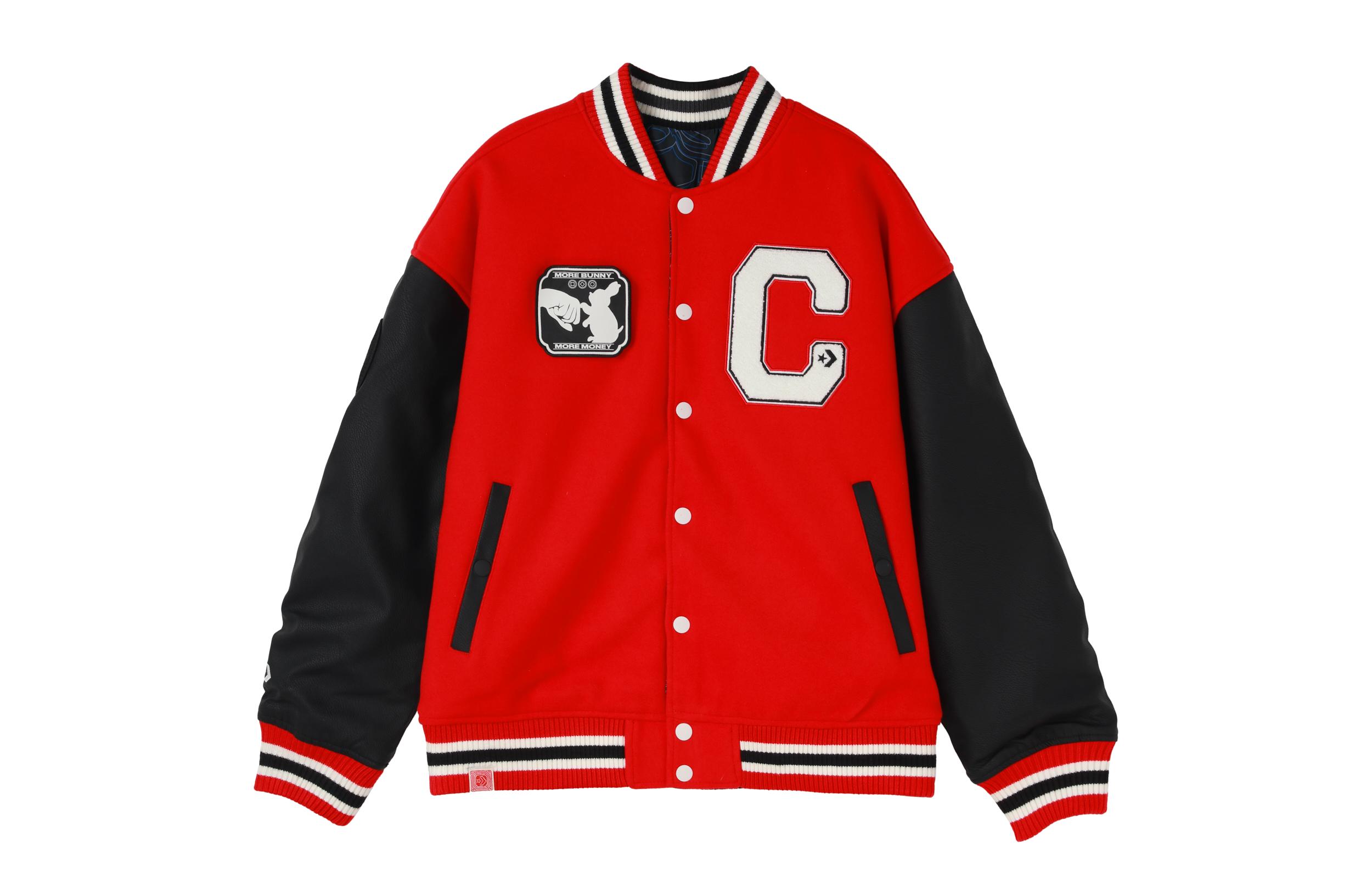 Converse CNY Baseball Jacket Men s Red 10025502-A01 XS