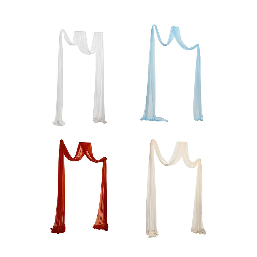 Wedding Arch Drape Drapery Reusable Wedding Backdrop Curtain for Ceremony Reception Party Stage Birthday Proposal