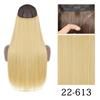 XINRAN Moda Damska Kolor Ombre Niewidoczny Długi Doczepiany Włos Syntetyczny Włókno Długie Falowane Ombre Cosplay Codzienne Noszenie Bez Klipsów Przedłużanie Włosów