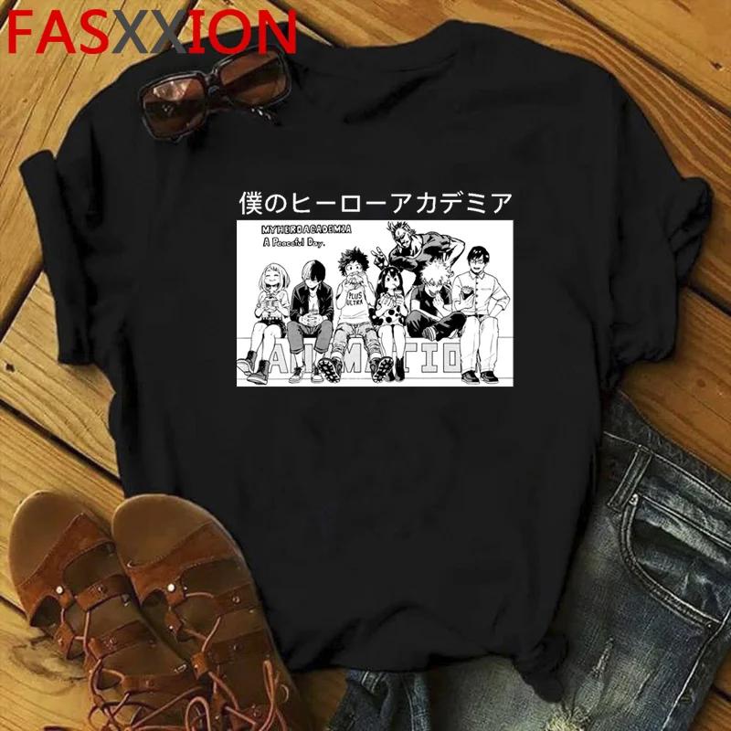 Bakugou My Hero Academia Anime Boku No Hero Academia Summer Top T-shirt Unisex White T Shirt Kawaii 2021 Streetwear Clothes