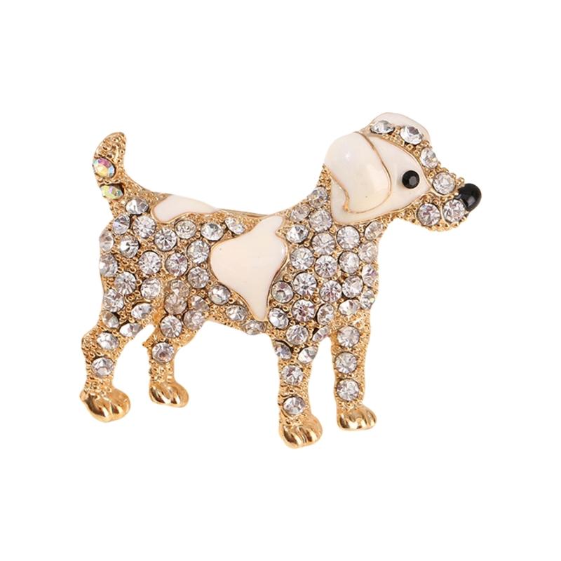 Fashion Dog Brooch Fun Animal Pin Unique Alloy Brooch Animal Shape Bagde Perfect for Everyday Wear or Special Occasions