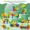 Children's Wooden Puzzles, Toddler Number Puzzles, Animal Dinosaur Toddler Toys, Montessori Toys
