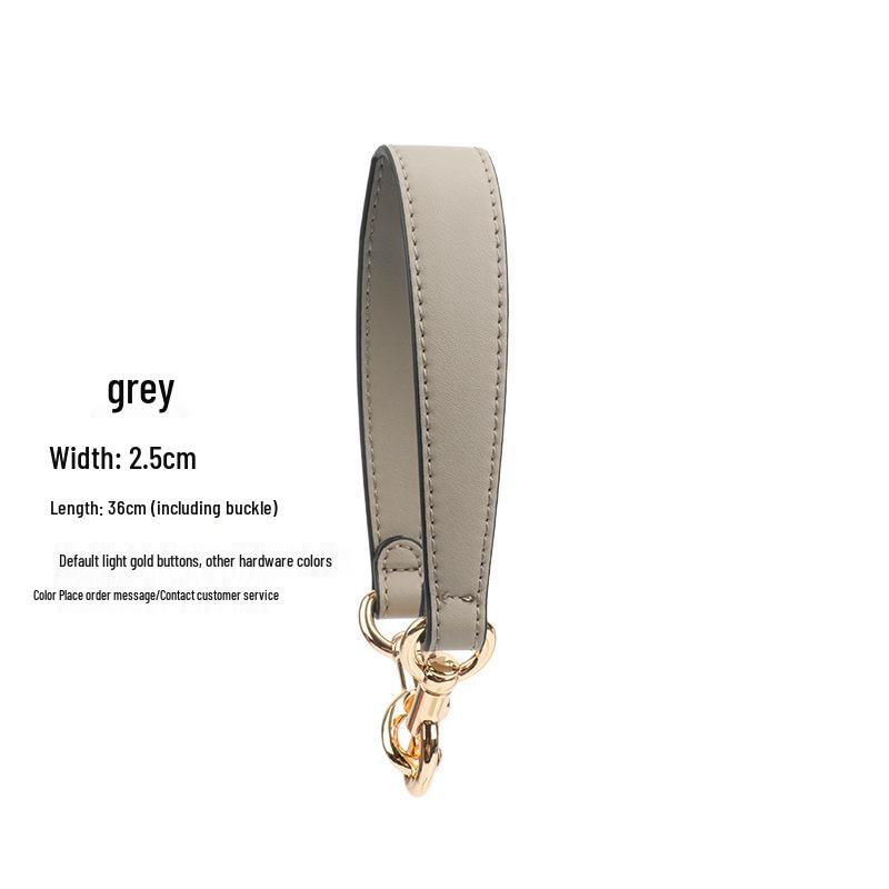Black PU Handbag Replacement Strap: Women's Underarm Bag, Short Single Shoulder Handle, Trendy Plain Design
