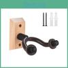 Wooden Hanger Gh01 Guitar Wall Mount Hook Holder Keeper For Electric Acoustic Guitars Bass Uk