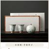 High-end hand-painted master cup, ceramic tea can, small creative gift box set, gift for teachers, elders and friends