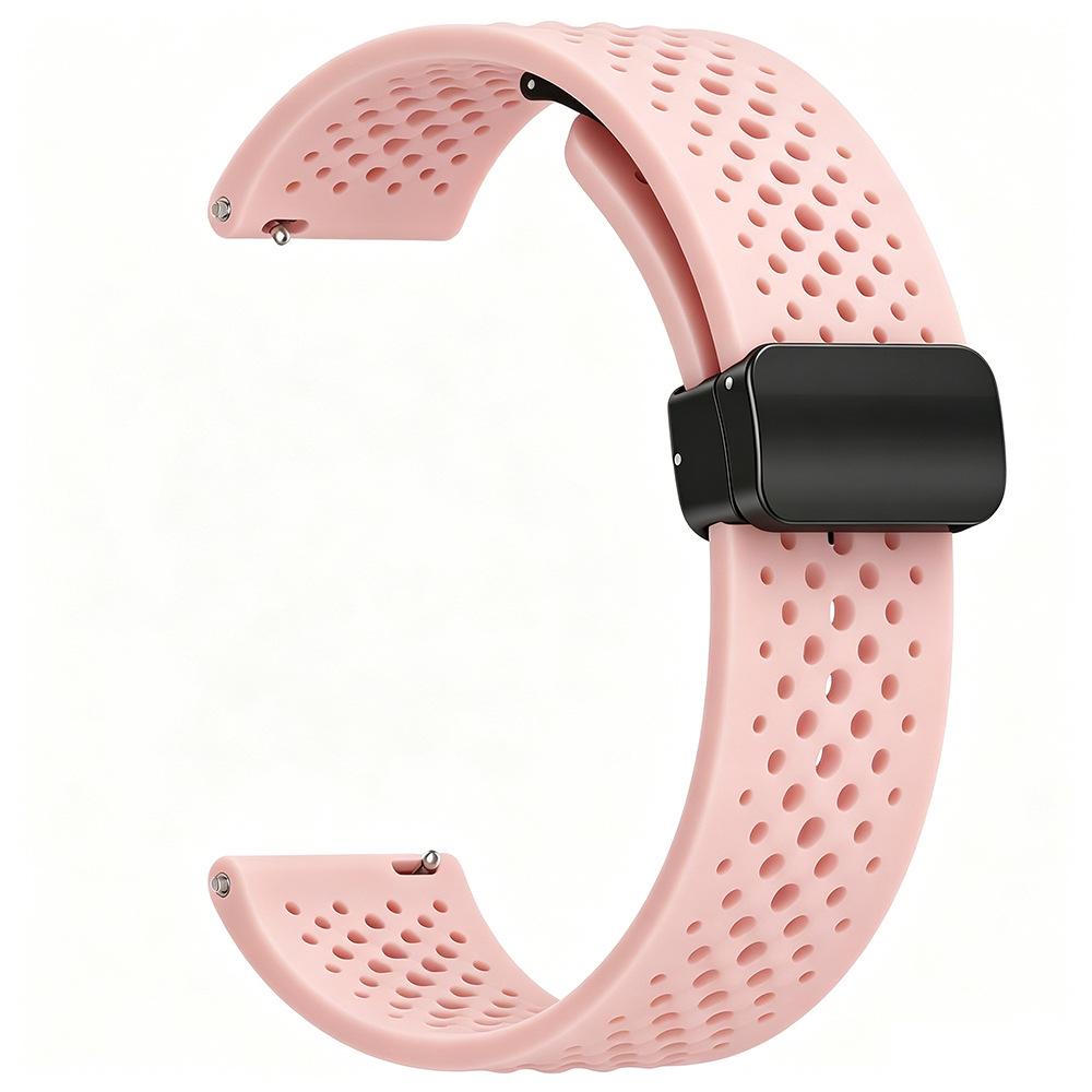 22/20mm Silicone Sport Strap for Xiaomi S4/S3 Watch with Magnetic Buckle and Breathable Design 22mm