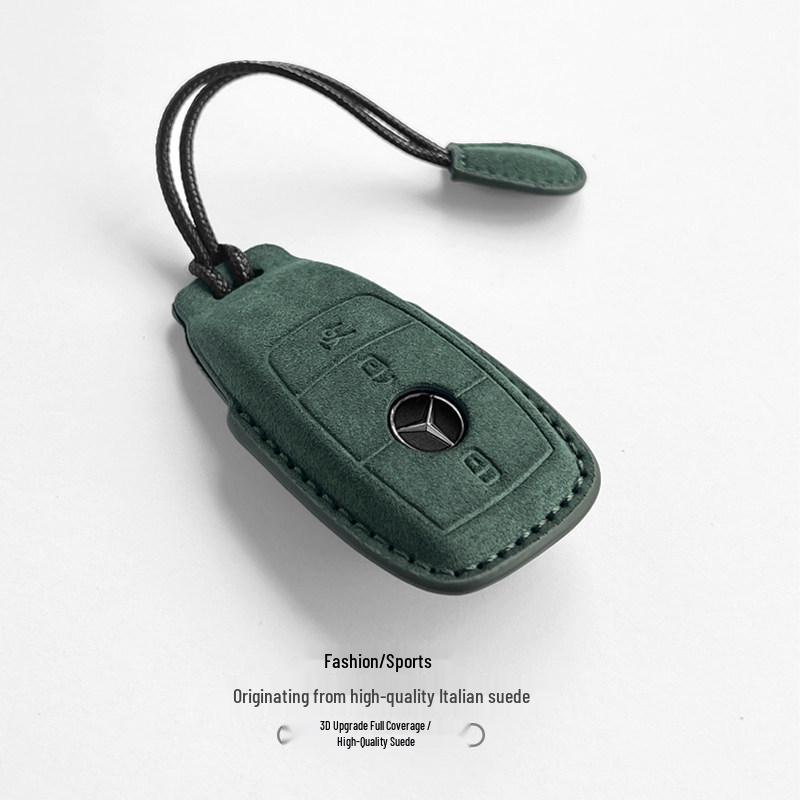 Mercedes Key Case: Compatible with 24 Models Including C260L, E300L, GLC, GLE, S-Class, GLA Car Key Shell Buckle