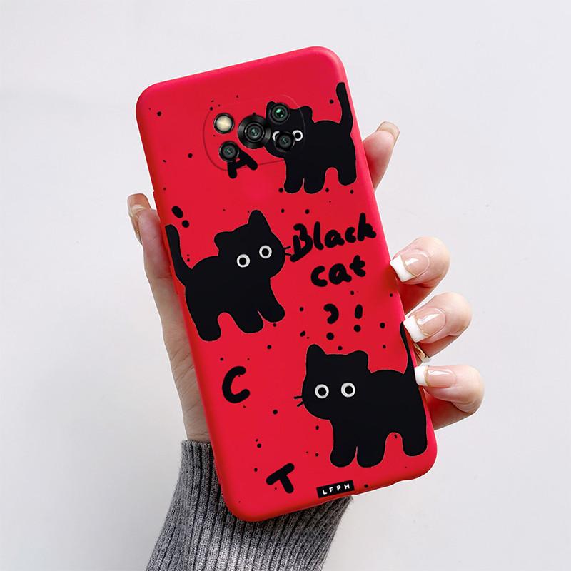 

Cute Cartoon Cat Dog Silicone Phone Case For Xiaomi Poco X3 X 3 Pro NFC X3Pro Pocox3 Pro Soft Cases For Poco x3 Pro Back Cover Poco x3