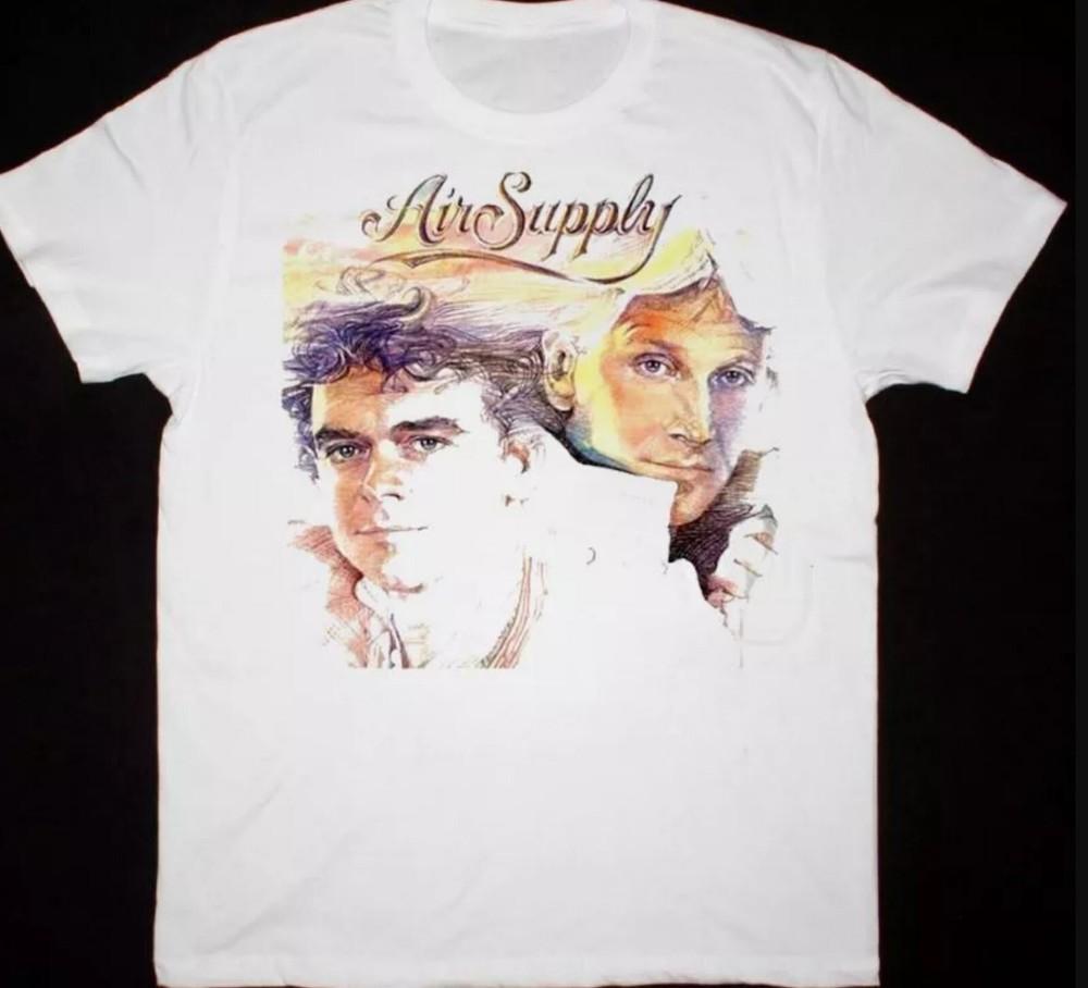 Greatest Hits Air Supply Shirt Short Sleeve White Unisex