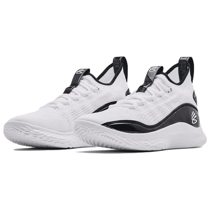 Under Armour Curry 8 Nm 'White Black' Sneakers 3024785-111