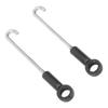 2pcs RC Connecting Rod Professional Replacement RC Lower Linkage Rod for WLtoys K200 RC Aircraft