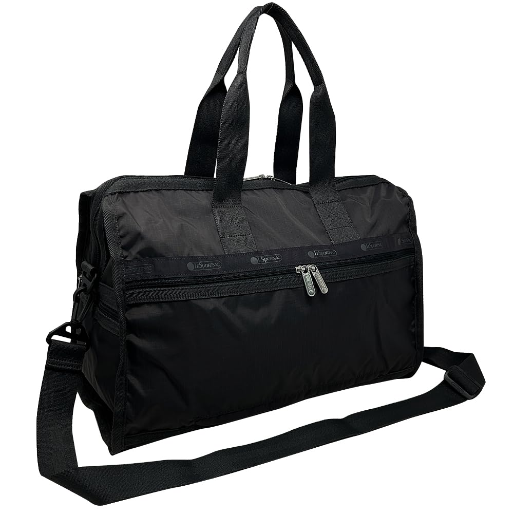 LeSportsac Deluxe Medium Weekender Boston Bag for night trips (Thunder) 1-2 (4318) [Used]