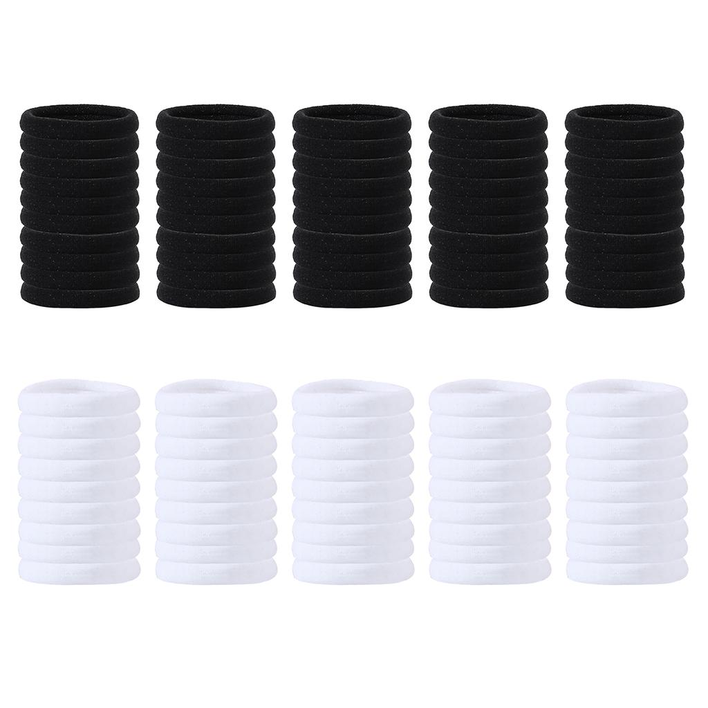 50Pcs/Set Girls Colorful Nylon Elastic Hair Bands Women Rubber Bands Headband Scrunchie Kids Ponytail Holder Hair Accessories