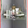 D5 Bathroom Shelf Accessories Shampoo Rack Makeup Storage Bathroom Organizer Shower Shelf Accessories No Drill Wall Corner Shelf