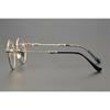 Handmade CHAR trendy and versatile glasses frame, ultra-light pure titanium retro round frame with anti-blue light myopia frame for men and women