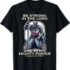 Templar Praying Knight Christian Bible Verse Saying Lord T-Shirt
