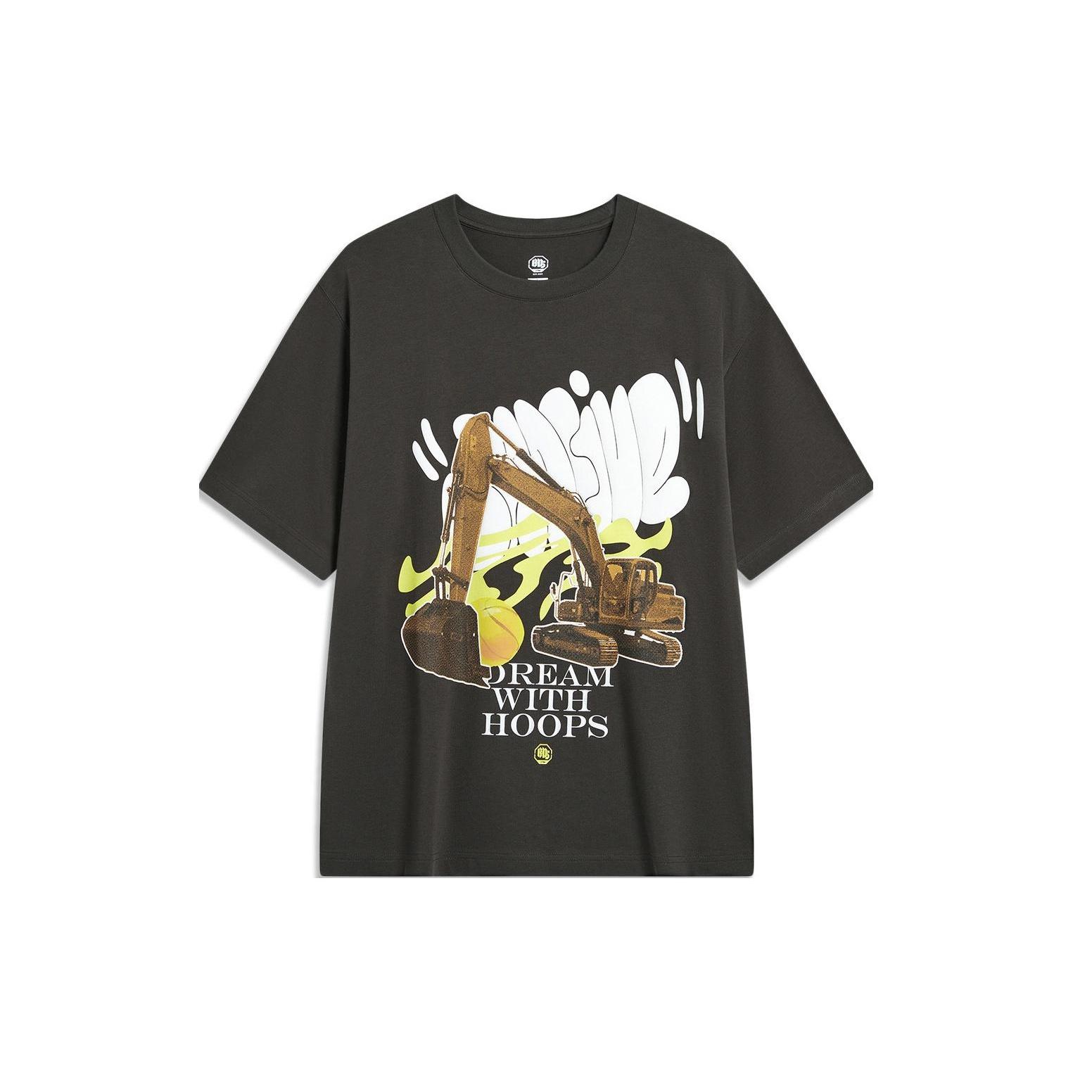 Li-Ning BadFive Graphic T-shirt Black Men s AHST909-3 M